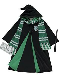 GENUINE Harry Potter Slytherin Robes Fancy Dress Costume OUTFIT Book Day | eBay