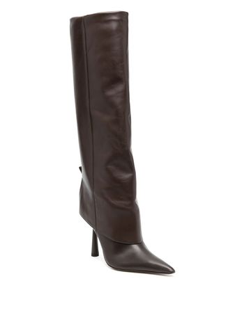 GIABORGHINI 110mm knee-high Leather Boots - Farfetch
