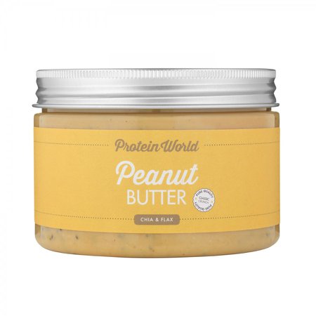 Peanut Butter | Hand Crafted | Chia & Flaxseed | Protein World