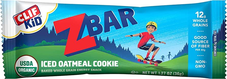 Amazon.com: CLIF KID ZBAR - Organic Granola Bars - Chocolate Chip - Non-GMO - Organic -Lunch Box Snacks (1.27 Ounce Energy Bars, 18 Count) : Everything Else