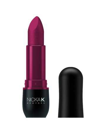 Nicka K deep purple lipstick
