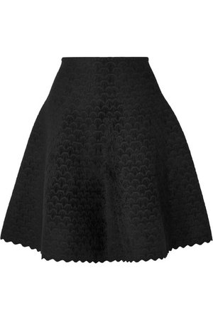 Alaïa | Scalloped jacquard-knit skirt | NET-A-PORTER.COM