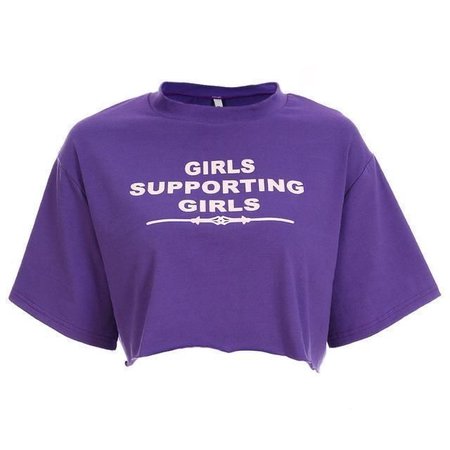 “Girls Supporting Girls” Croppped Tee