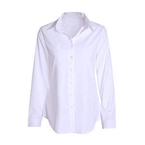 White Button Shirt PNG