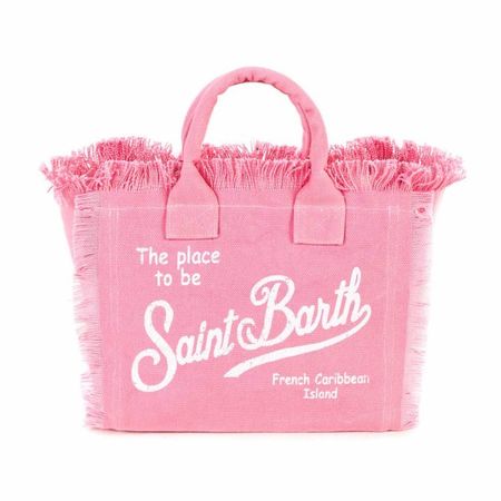 Mc2 Saint Barth - Pink Beach Bag For Girls - annameglio.com shop online