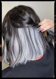 short black and white hair - Google Search