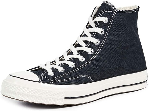 Amazon.com | Converse Men's Chuck Taylor All Star ‘70s High Top Sneakers, Black, 7.5 Medium US | Fashion Sneakers