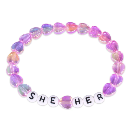 She/Her kandi bracelet