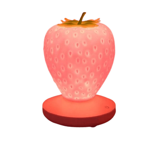 strawberry glowing lamp png