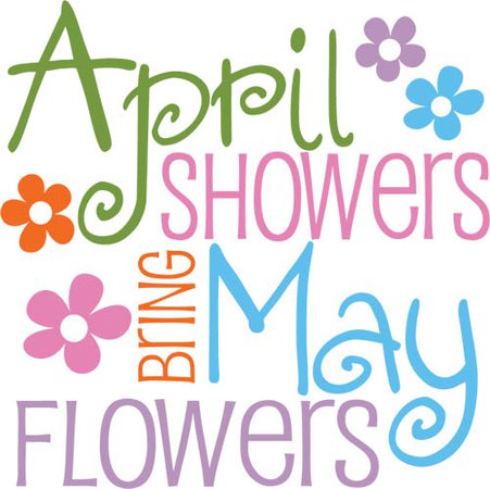spring april showers bring may flowers - Clip Art Library