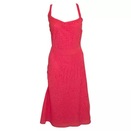 Missoni Watermelon Pink Summer Dress For Sale at 1stDibs | missoni summer dresses, watermelon colour dress, watermelon pink dress