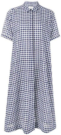 Joan chequered shirt dress