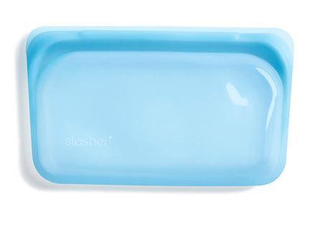 Stasher Silicone Snack Bag Blue