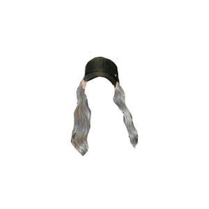 blonde/grey/gray hair png hat