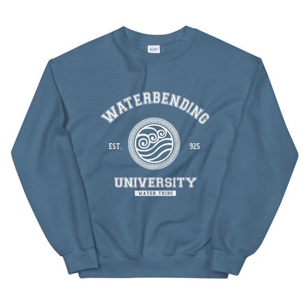 GaaraShop Waterbending University Est 925 Water Tribe Unisex Sweatshirt