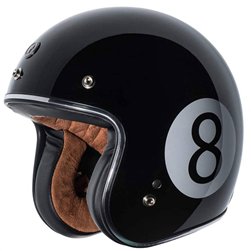 Torc 8-Ball Retro 3/4 Motorcycle Helmet, DOT Approved