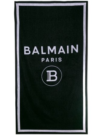 Balmain Logo Beach Towel - Farfetch