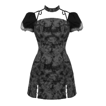 @lollialand- black and grey/gray dress