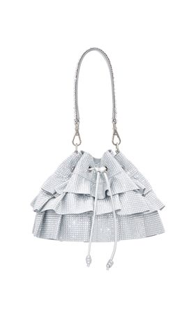 Ruffle Crystal Pouch By Judith Leiber Couture | Moda Operandi