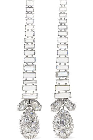 Bina Goenka | Boucles d'oreilles en or blanc 18 carats, platine et diamants | NET-A-PORTER.COM