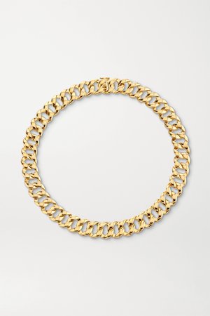 Gold 18-karat gold necklace | Anita Ko | NET-A-PORTER