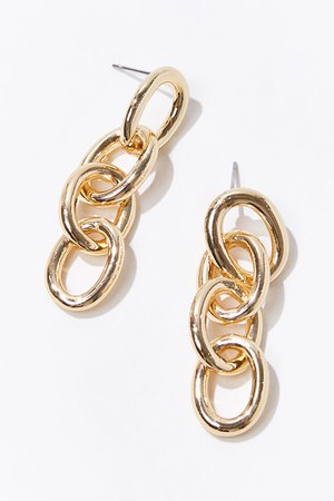 Curb Chain Drop Earrings | Forever 21