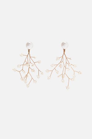 FAUX PEARL EARRINGS - View All-ACCESSORIES-WOMAN | ZARA United States