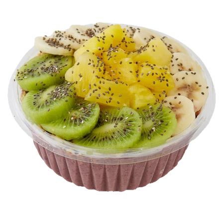 your food pngs — açai pineapple bowl/guarana/peanut butter