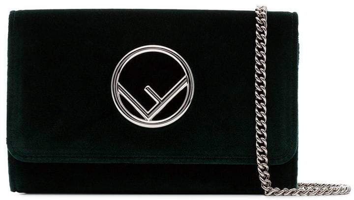 green logo velvet wallet on chain