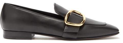 Charmer Leather Loafers - Womens - Black