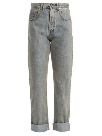 Tiger head-embroidered straight-leg jeans | Gucci | MATCHESFASHION.COM US