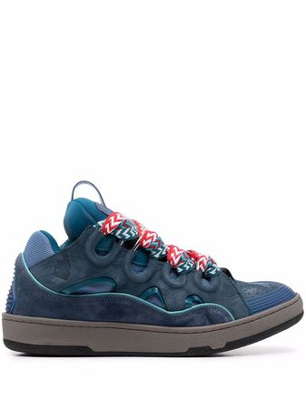 LANVIN Curb lace-up Sneakers - Farfetch