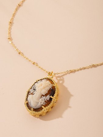 Figure Charm Necklace | SHEIN USA