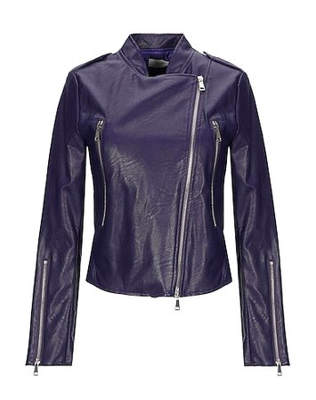 Vicolo Biker Jacket Purple