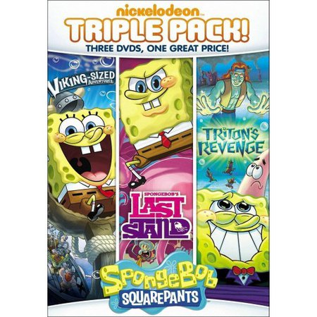 SpongeBob SquarePants: SpongeBob's Last Stand/Triton's Revenge/Viking-Sized Adventures [3 Discs] : Target