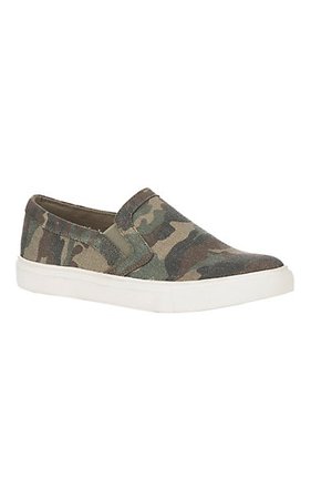 Corkys Women's Jungle Washed Camo Print Sneakers | Cavender's