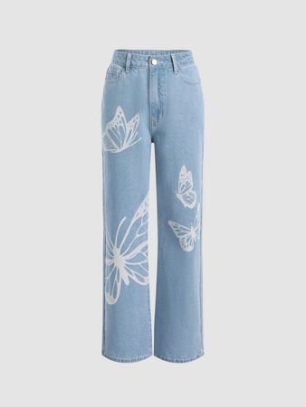 butterfly jeans