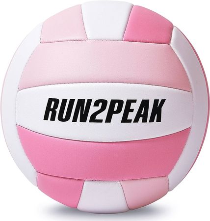 Amazon.com : RUN2PEAK Soft Pink Volleyball Ball Gifts for Teen Girls Kids Youth Team Beginners Durable Volleyballs for Outdoor Indoor Beach Pool Water Play Official Size 5 Training Practice Volley Ball : Sports & Outdoors