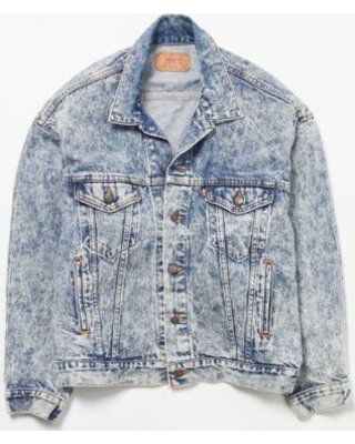 BIG Deal on Vintage Levi's '80s Acid Wash Denim Jacket - Assorted at Urban Outfitters