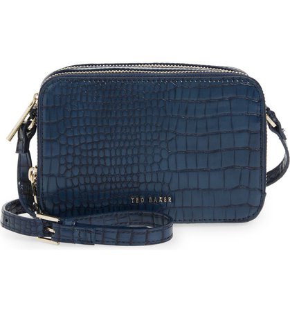 Ted Baker London Stina Embossed Faux Leather Crossbody Bag | Nordstrom