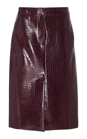 large-tibi-burgundy-croc-embossed-patent-trouser-skirt — imgbb.com