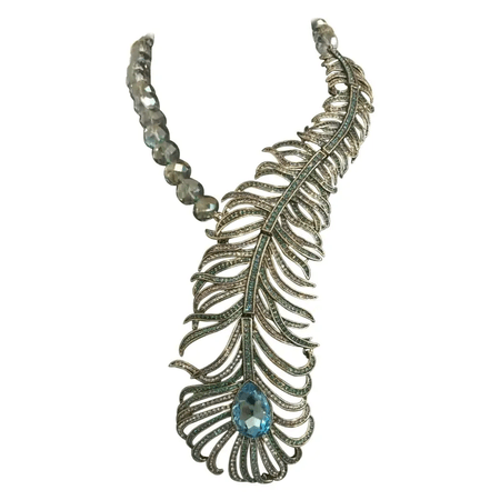 peacock necklace