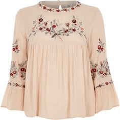 River Island Embroidered Top