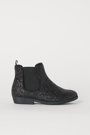 Glittery ankle boots - Black - Kids | H&M GB