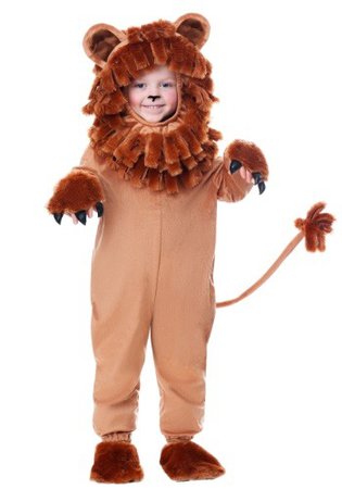 Lovable Lion Costume for a Toddler