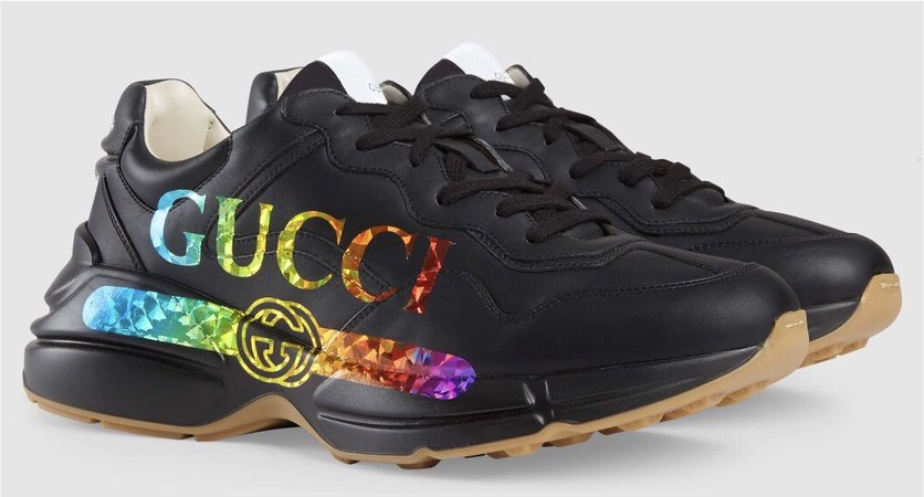 rainbow Gucci shoes