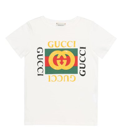 Logo Cotton T-Shirt | Gucci Kids - Mytheresa