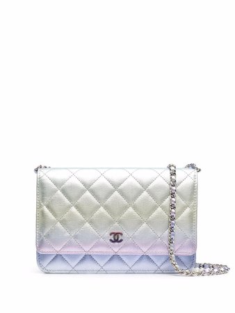 Chanel Pre-Owned Timeless diamond-quilted Chain Wallet - Farfetch