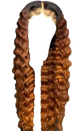 Black/Brown Ombré Lace Wig