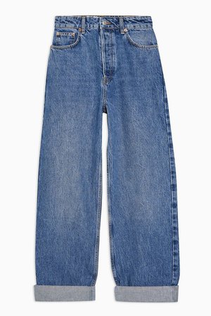 Topshop One Oversized Mom Tapered Jeans | Topshop